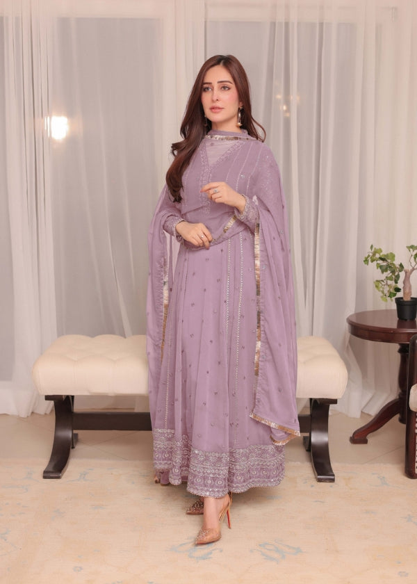 Falak-Lilac 3 pieces By Gulbahar