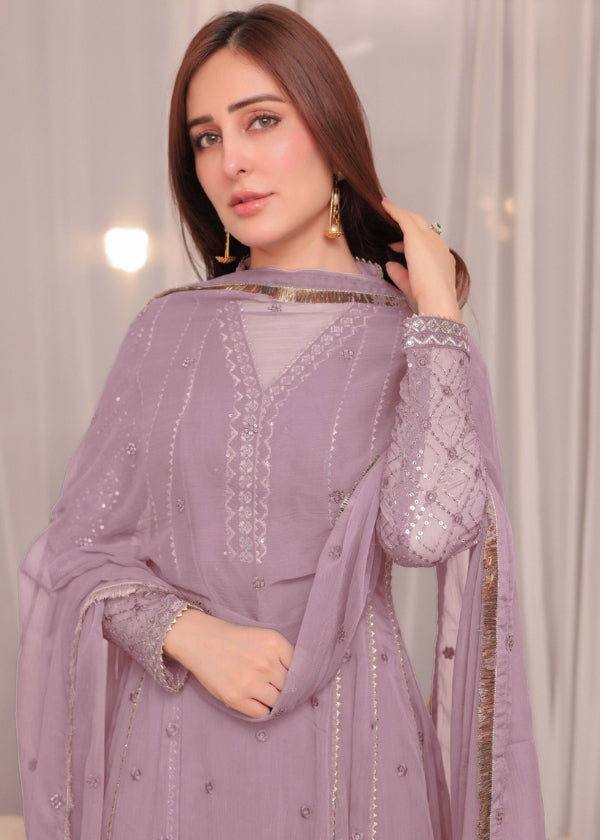 Falak-Lilac 3 pieces By Gulbahar