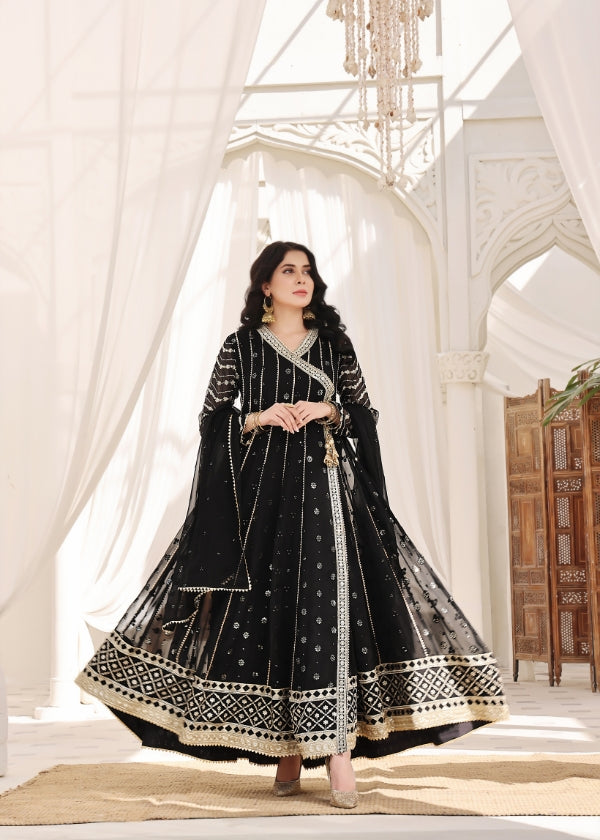 Mehvish-Black 3 pieces By Shahzadi