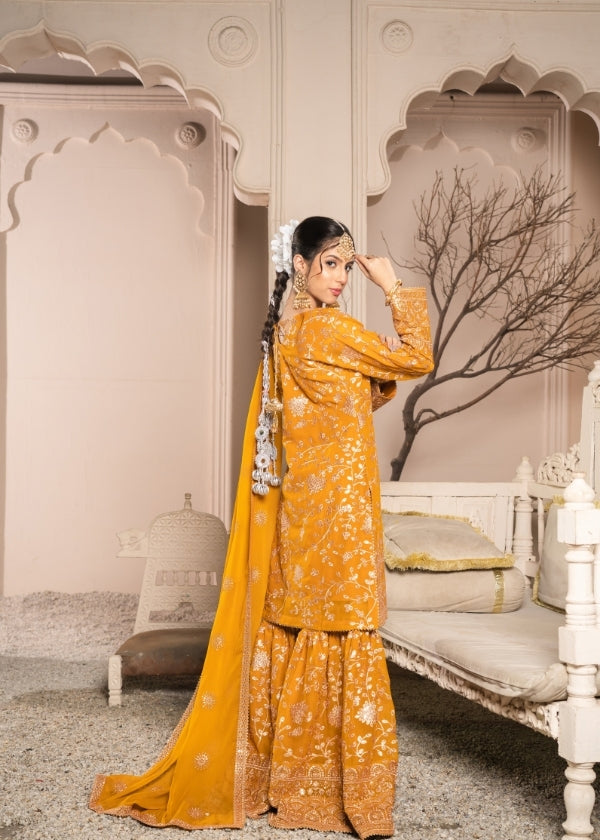 Meena Mustard 3 pieces