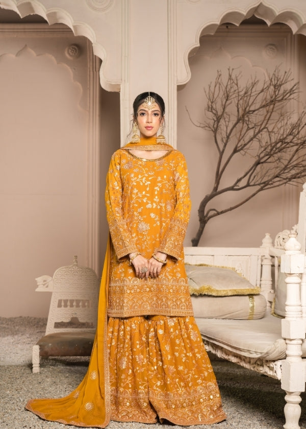 Meena Mustard 3 pieces