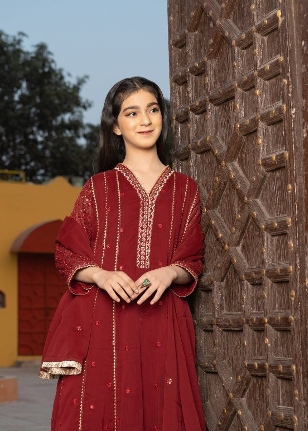 Falak Kids-Maroon 3 pieces By Laal Ishq