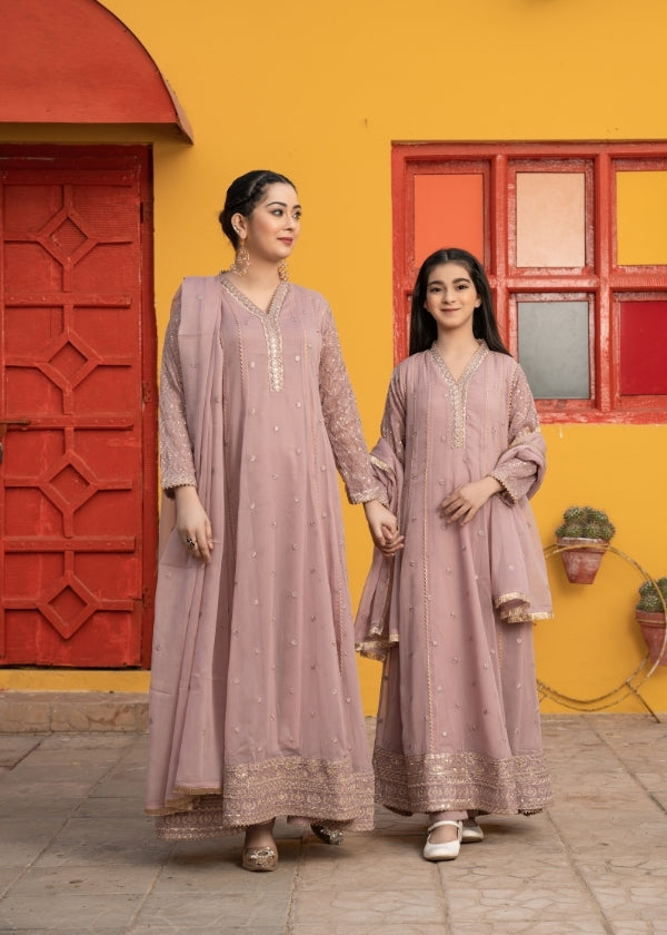 Falak Kids-Tea Pink 3 pieces By Gulbahar