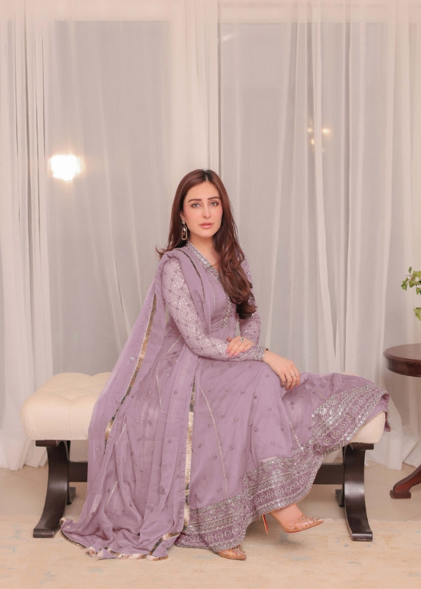 Falak-Lilac 3 pieces By Gulbahar